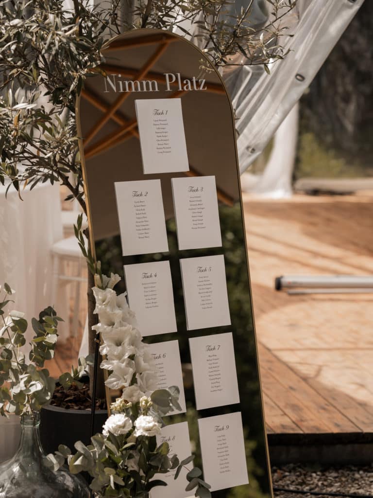 Sitzplan Spiegel