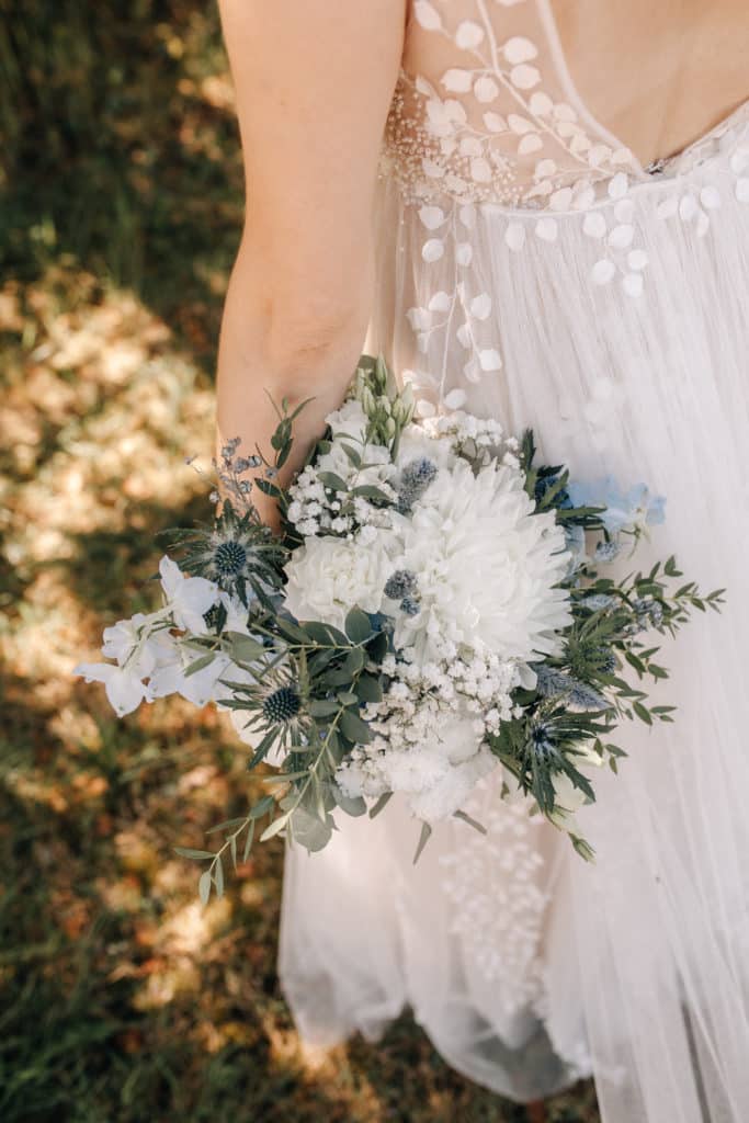 light blue wedding